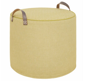 LEMONY FRESH linen Tuffet